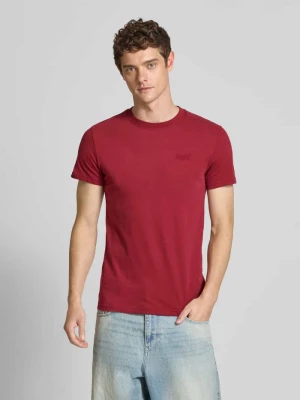 T-shirt z wyhaftowanym logo Superdry