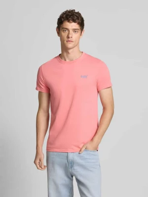 T-shirt z wyhaftowanym logo Superdry