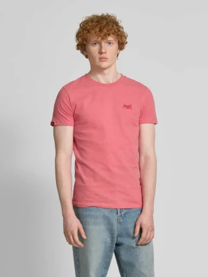 T-shirt z wyhaftowanym logo Superdry