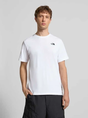 T-shirt z wyhaftowanym logo The North Face Biały