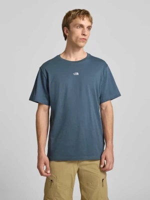 t-shirt z wyhaftowanym logo The North Face