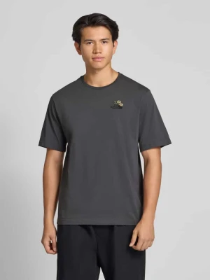 Zdjęcie produktu T-shirt z wyhaftowanym logo The North Face Antracytowy