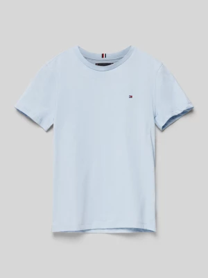 T-shirt z wyhaftowanym logo Tommy Hilfiger Teens