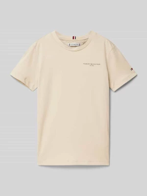 T-shirt z wyhaftowanym logo Tommy Hilfiger Teens