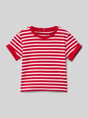 T-shirt z wyhaftowanym logo Tommy Hilfiger Teens