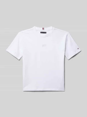 T-shirt z wyhaftowanym logo Tommy Hilfiger Teens