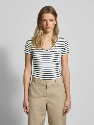 T-shirt z wyhaftowanym logo Tommy Jeans
