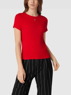 T-shirt z wyhaftowanym logo Tommy Jeans