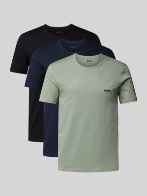 Zdjęcie produktu T-shirt z wyhaftowanym logo w zestawie 3 szt. Boss