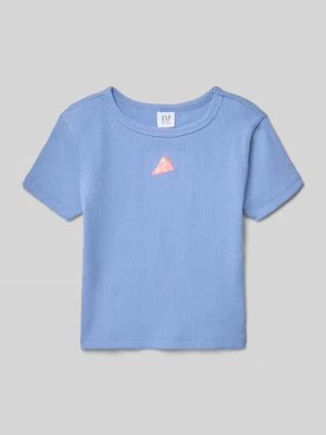 t-shirt z wyhaftowanym motywem GAP