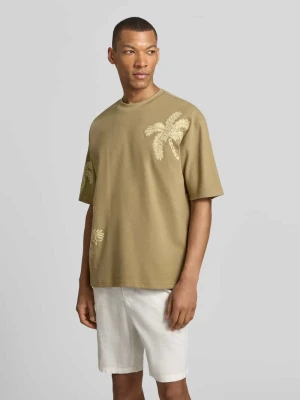 t-shirt z wyhaftowanym motywem Jake*s Studio Men