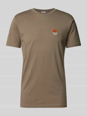 T-shirt z wyhaftowanym motywem lindbergh