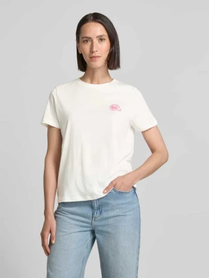 T-shirt z wyhaftowanym motywem model ‘CAMINO’ Ichi