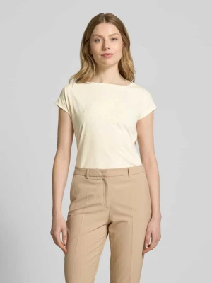 T-shirt z wyhaftowanym motywem model ‘GRIETA’ Lauren Ralph Lauren