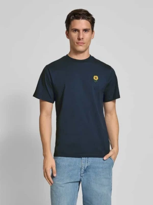 T-shirt z wyhaftowanym motywem model ‘TOURNESOL’ Forét