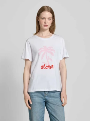 T-shirt z wyhaftowanym motywem Smith and Soul