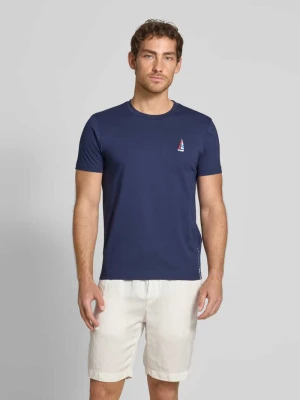 T-shirt z wyhaftowanym motywem Zeybra