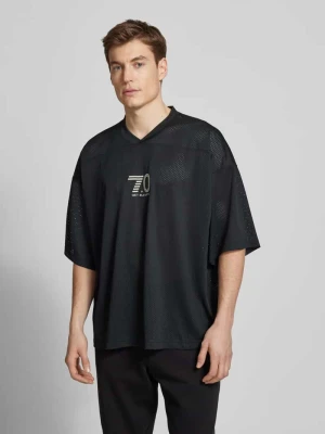 T-shirt z wyhaftowanym napisem model ‘TRAIN 7.0’ EA7 Emporio Armani