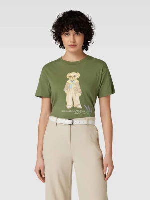T-shirt z wyhaftowanym z motywem model ‘PROV BEAR’ Polo Ralph Lauren