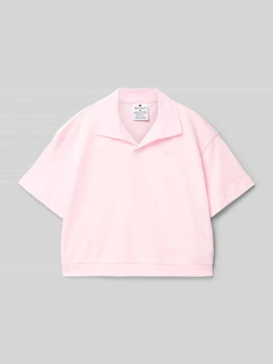 T-shirt z wykładanym kołnierzem Champion