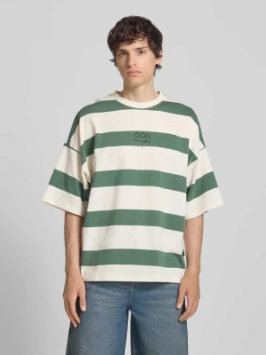 t-shirt z wzór w paski model 'KAVEH' Blend
