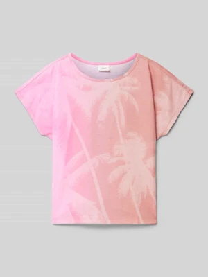 T-shirt z wzorem na całej powierzchni s.Oliver RED LABEL