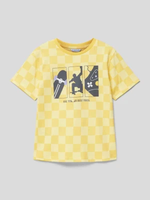 T-shirt z wzorem w kratę Mayoral