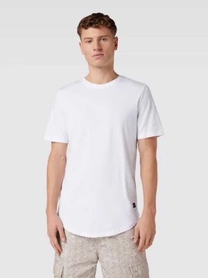 T-shirt z zaokrąglonym dołem model ‘ENOA’ jack & jones