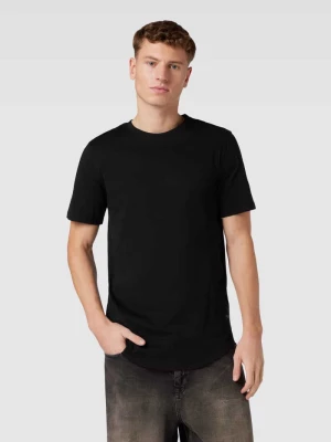T-shirt z zaokrąglonym dołem model ‘ENOA’ jack & jones
