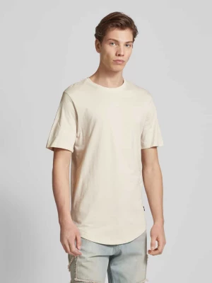 T-shirt z zaokrąglonym dołem model ‘ENOA’ jack & jones