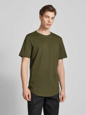 T-shirt z zaokrąglonym dołem model ‘ENOA’ jack & jones