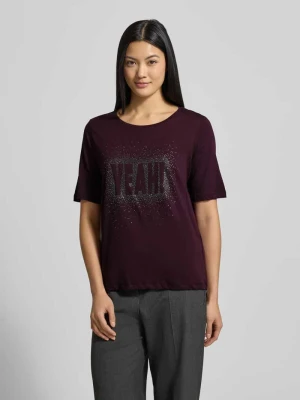 T-shirt zdobiony kamieniami milano italy