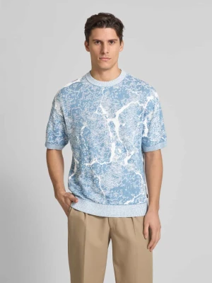 T-shirt ze stójką model ‘Krocato’ Boss Orange