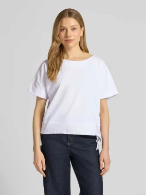T-shirt ze sznurkiem model 'Sarzi' Opus Biały