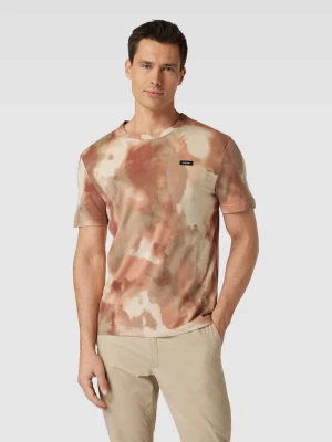 T-shirt ze wzorem moro na całej powierzchni CK Calvin Klein