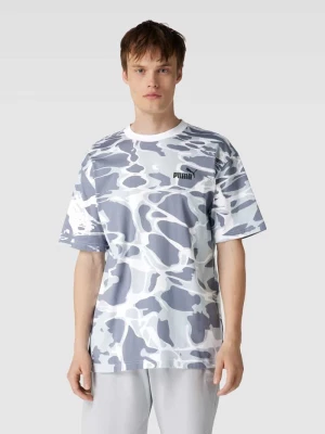 T-shirt ze wzorem na całej powierzchni model ‘Summer Splash’ PUMA PERFORMANCE
