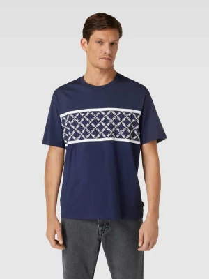 T-shirt ze wzorem w blokowe pasy model ‘EMPIRE STRIPE’ Michael Kors