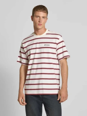 T-shirt ze wzorem w paski i okrągłym dekoltem Dickies