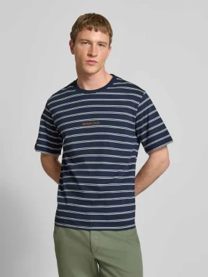T-shirt w paski z okrągłym dekoltem jack & jones