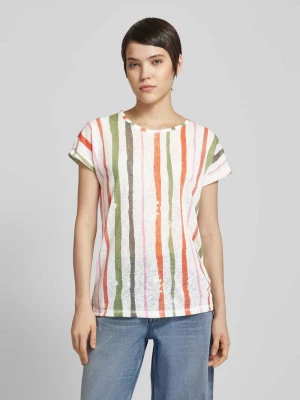 T-shirt ze wzorem w paski model ‘Aretha’ Soyaconcept