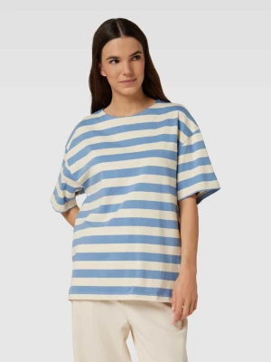 T-shirt ze wzorem w paski model ‘YENNA’ Minimum