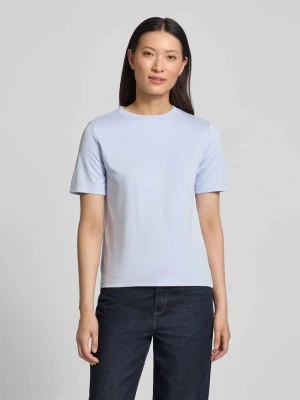 T-shirty o kroju regular fit z mieszanki modalu Tom Tailor Jasnoniebieski