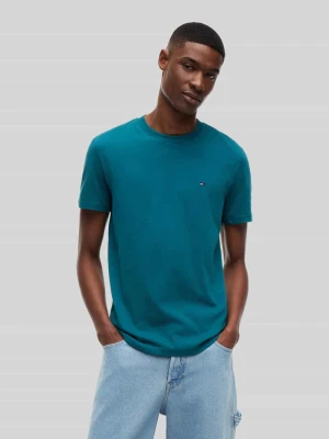 T-shirty o kroju slim fit z czystej bawełny w zestawie 2 szt. Tommy Jeans Petrol