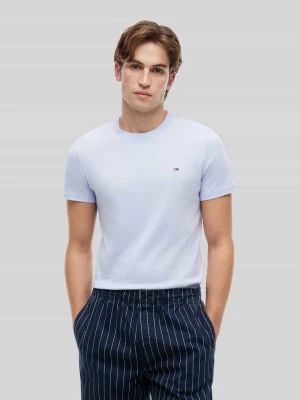 T-shirty o kroju slim fit z czystej bawełny w zestawie 2 szt. Tommy Jeans Jasnoniebieski