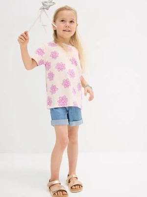T-shrit z elastycznej mieszanki bawełny bonprix