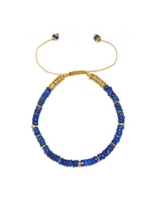 Taboo Pozłacana bransoletka z lapis lazuli rozmiar: onesize