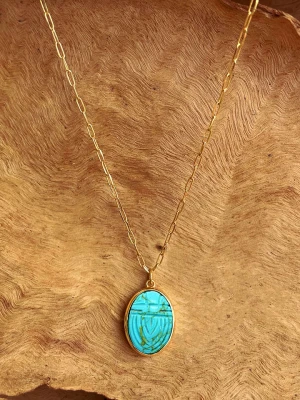 Taboo Pozłacany naszyjnik z zawieszką - dł. 40 cm rozmiar: onesize