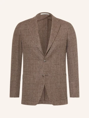 Tagliatore Marynarka O Kroju Extra Slim Fit braun brązowy