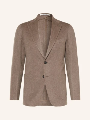 Tagliatore Marynarka O Kroju Slim Fit Z Kaszmiru braun CAMELOWY