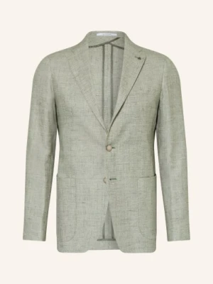 Tagliatore Marynarka O Regularnym Kroju Z Lnu gruen